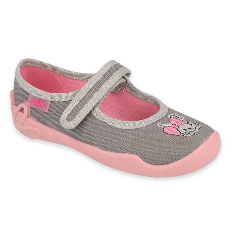 Befado children's shoes 114X479 pink grey Befado children's shoes 114X479 pink grey
