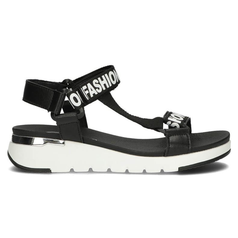 Leather sandals Filippo DS2169 / 22 Bk black