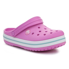 Crocs Crocband Kids Clog 207006-6SW pink roses and purples