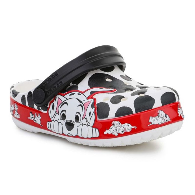 Crocs Fl 101 Dalmatians Kids Clog T 207485-100 white black red