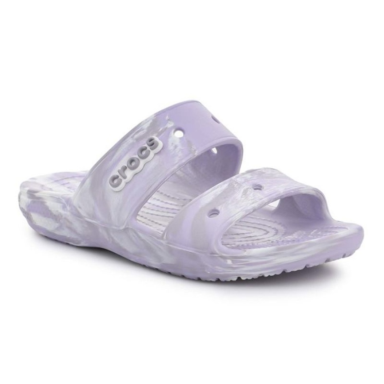 Crocs Classic Marbled Sandal 207701-5PT flip-flops white