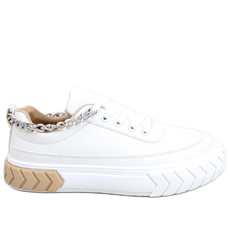 Maring Beige women's sneakers white