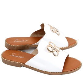 Inday White women's slippers