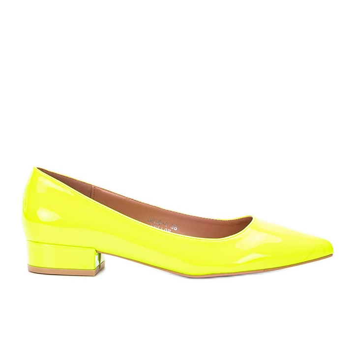 Yellow neon Timms high heels