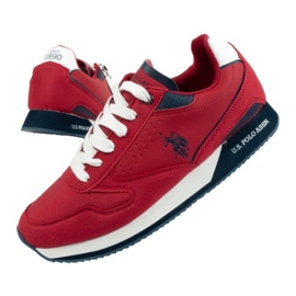 US Polo ASSN trainers. M NOBIL003A-RED001