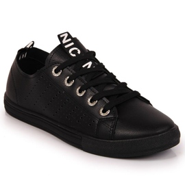 Sneakers with eco leather Filippo W PAW221B black