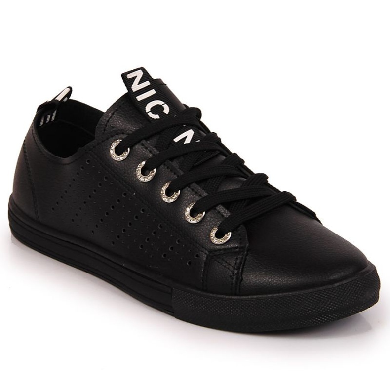 Sneakers with eco leather Filippo W PAW221B black