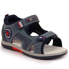 Velcro sandals American Club Jr AM891B navy blue