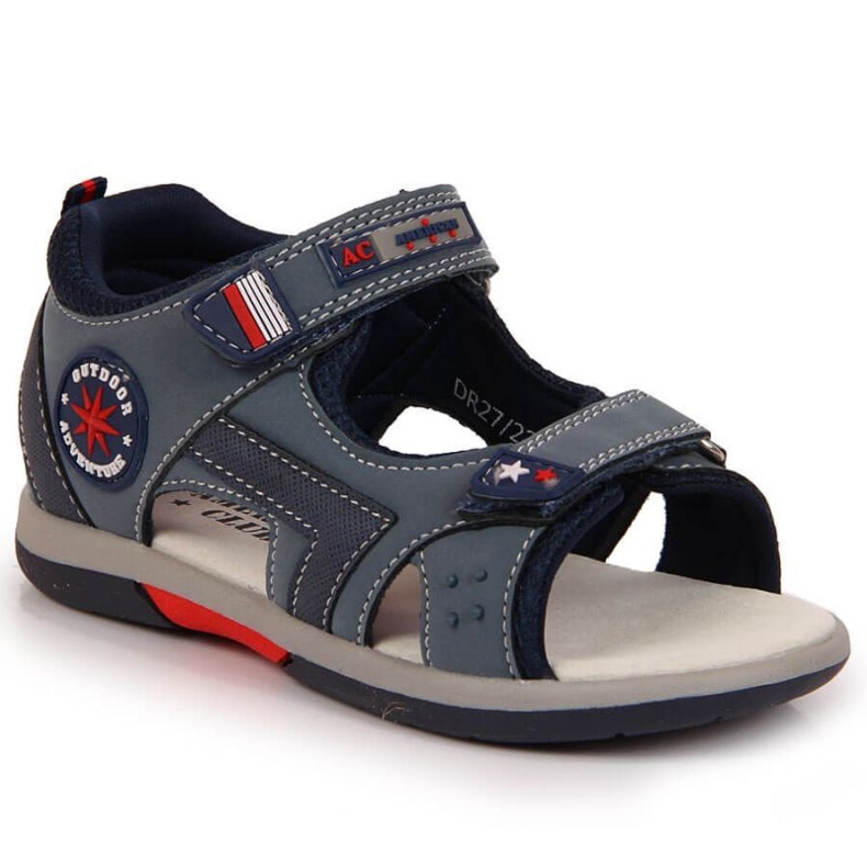 Velcro sandals American Club Jr AM891B navy blue Velcro sandals American Club Jr AM891B navy blue