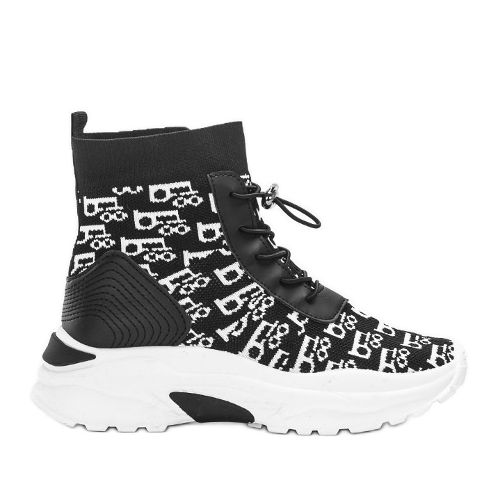 Erma women's black sneakers white
