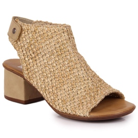 Closed sandals Rieker M RKR538 beige multicolored Closed sandals Rieker M RKR538 beige multicolored