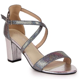 Sandals on the post Filippo W PAW355A silver