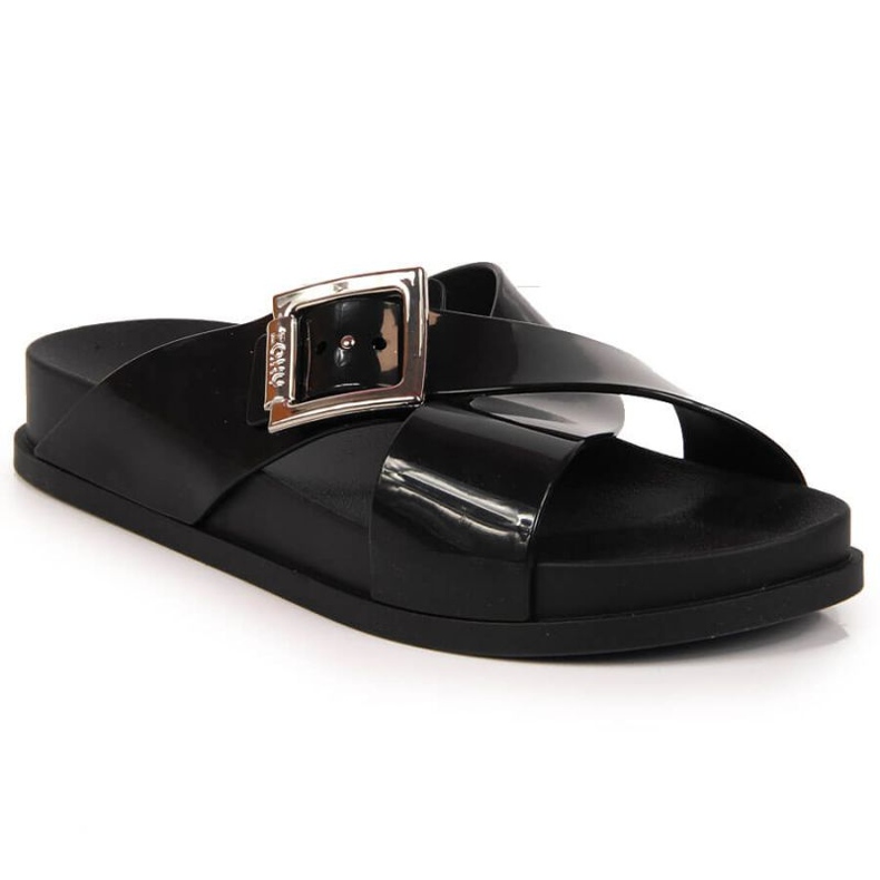 Meliski Zaxy JJ285055 black beach slippers