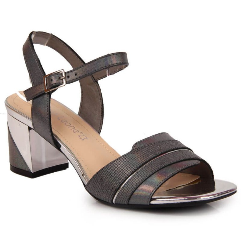 Sandals on the post of Sergio Leone W SK373C graphite