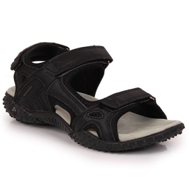 Velcro sandals American Club W AM887A black Velcro sandals American Club W AM887A black