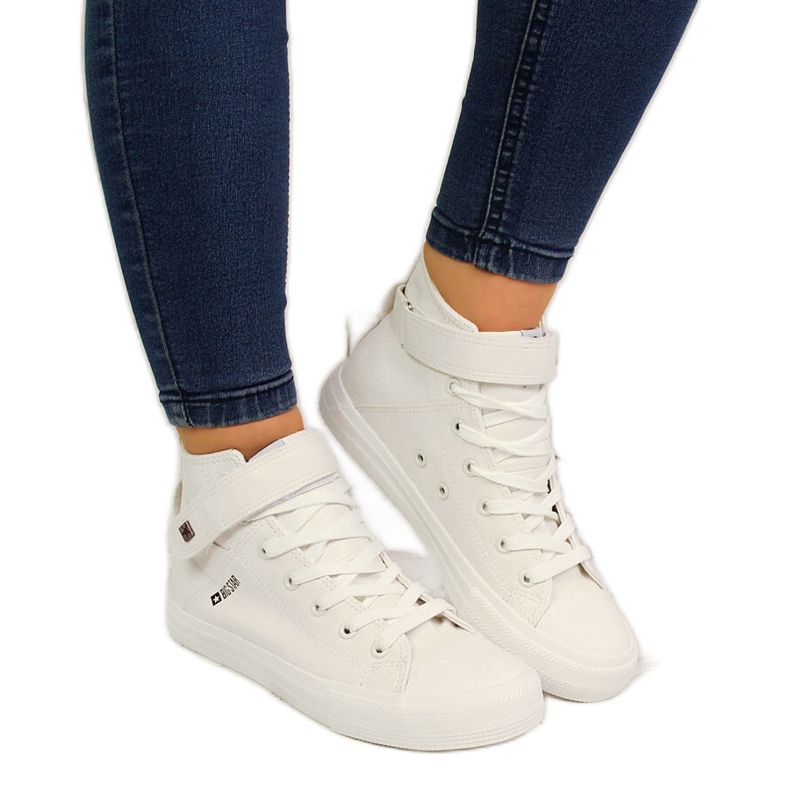 White Velcro sneakers Big Star V274541SS20