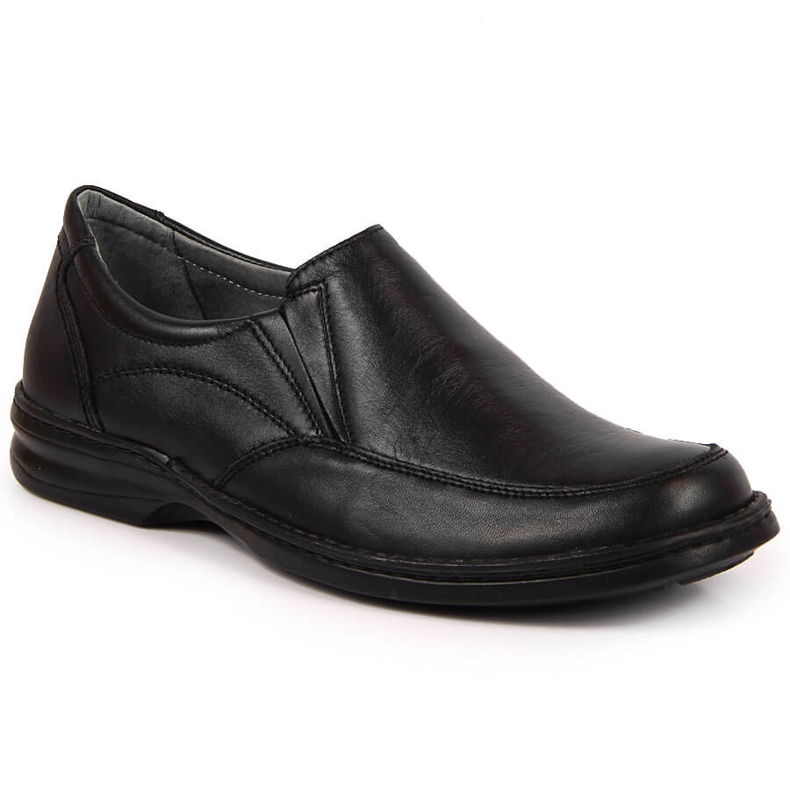 Comfortable leather men's shoes black Helios 871 Comfortable leather men's shoes black Helios 871