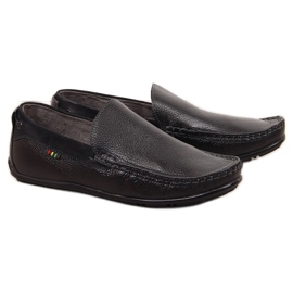 Black Gregor men's leather loafers Black Gregor men's leather loafers
