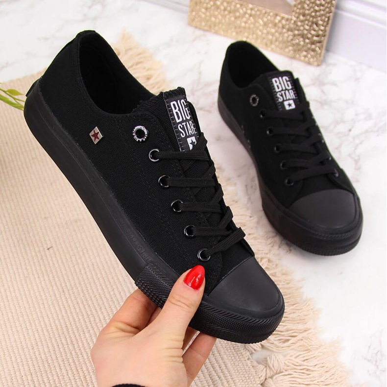 Black Big Star AA274009 low-top sneakers