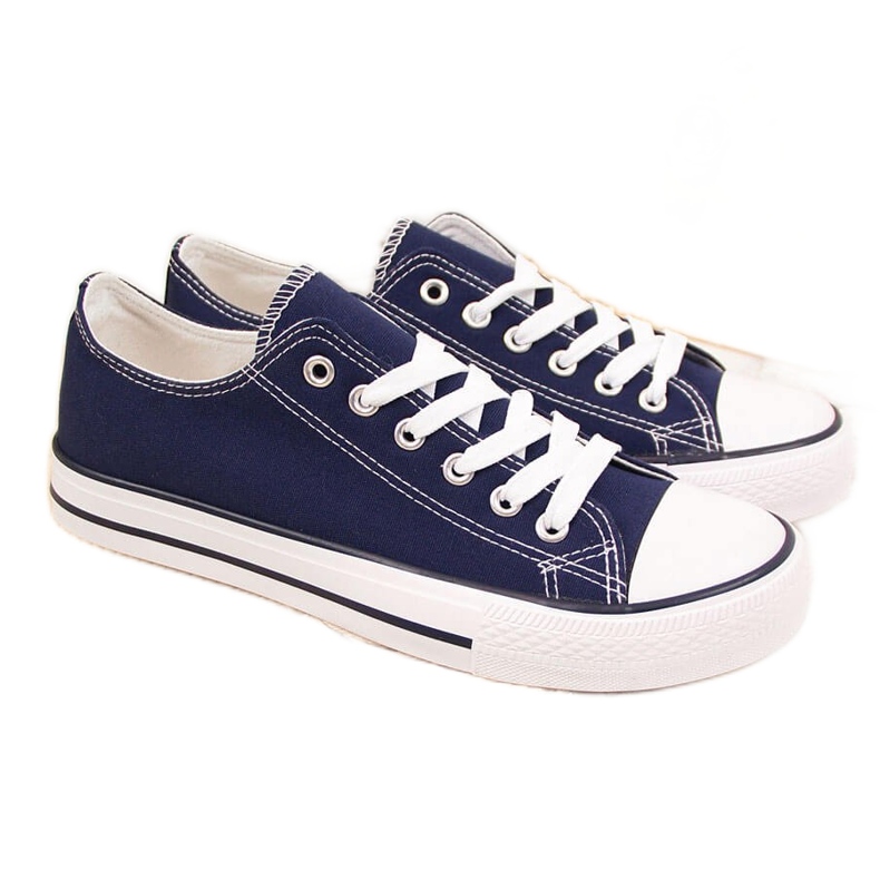 Atletico navy blue low sneakers Atletico navy blue low sneakers