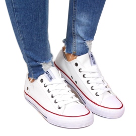 Low white sneakers Big Star DD274336