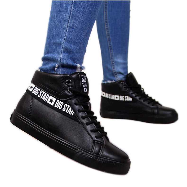 Black high-top trainers Big Star EE274355