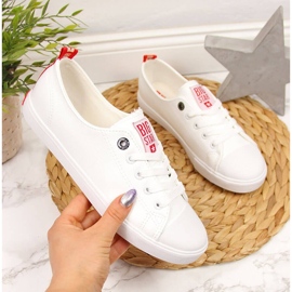 Low-top eco leather white Big Star GG274005 Low-top eco leather white Big Star GG274005