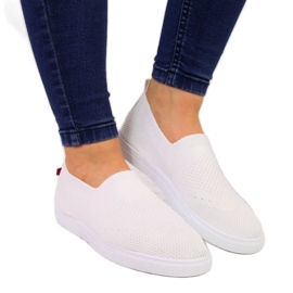 Women's white slip on sneakers Big Star FF274A608