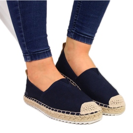 Women's navy blue espadrilles Big Star HH274500 Women's navy blue espadrilles Big Star HH274500