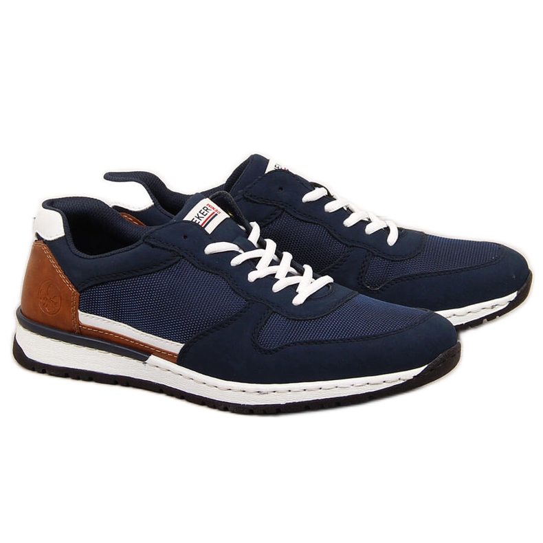 Men's casual navy blue sports shoes Rieker B5129