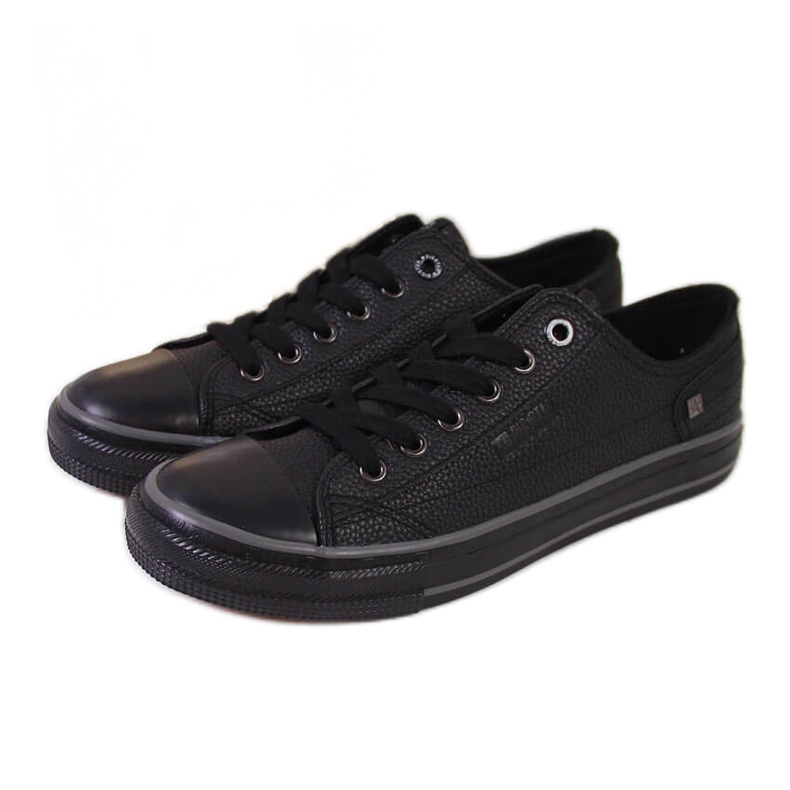 Black eco leather low-top Big Star II274002 Black eco leather low-top Big Star II274002