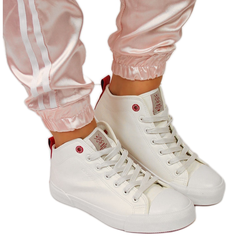 White ankle-high sneakers Cross Jeans II2R4033C