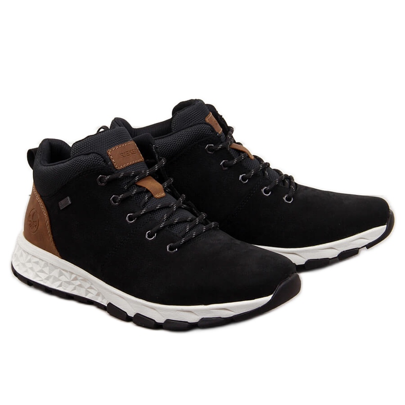 Black leather men's shoes Rieker B6740-00 Black leather men's shoes Rieker B6740-00