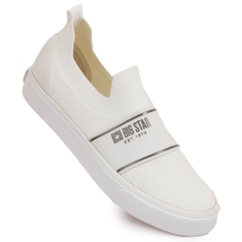 Slip on white sneakers Big Star JJ274092