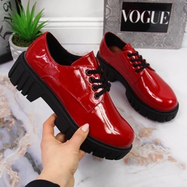 Women's boots with platform red Laura La.Fi