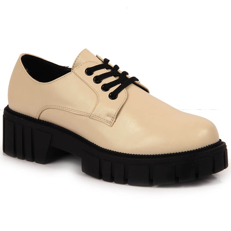 Women's shoes on the beige Laura La.Fi platform