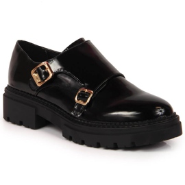 Women's black lacquered platform shoes Laura La.Fi Women's black lacquered platform shoes Laura La.Fi