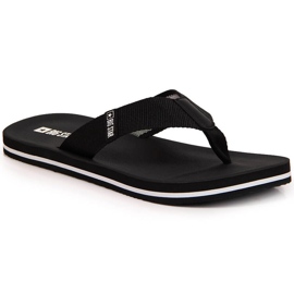 Men's black flip-flops Big Star JJ174519