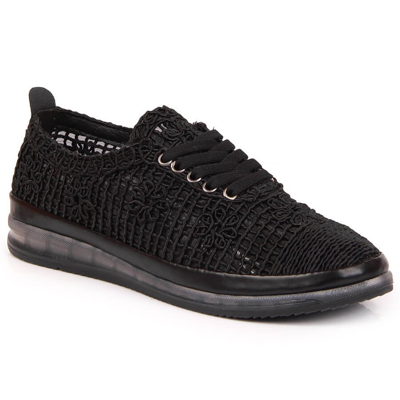 Black Artiker lace women's sneakers Black Artiker lace women's sneakers