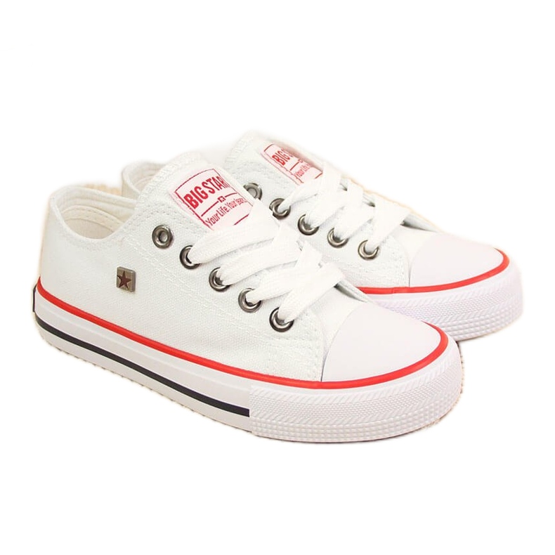 White children's sneakers Big Star FF374200 ['white']