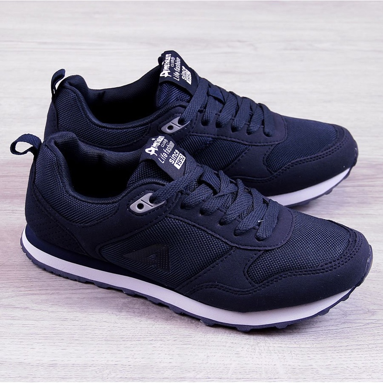 American Club navy blue men's sports shoes