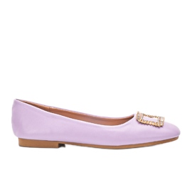 Rhonda's purple ballerinas