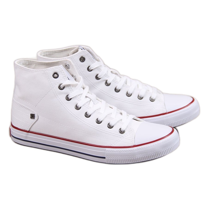 Men's high white sneakers Big Star DD174251 Men's high white sneakers Big Star DD174251
