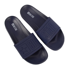Big Star DD274A269 navy blue rubber beach slippers Big Star DD274A269 navy blue rubber beach slippers