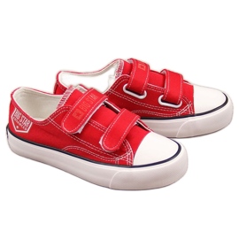 Red Big Star FF374063 velcro-fastened children's low sneakers Red Big Star FF374063 velcro-fastened children's low sneakers