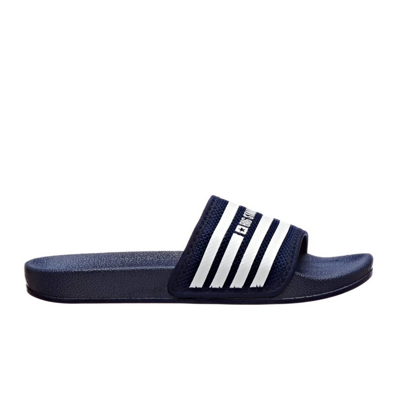 Big Star FF274A356 navy blue beach slippers