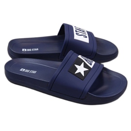 Children's slippers for swimming pool navy blue Big Star DD374152