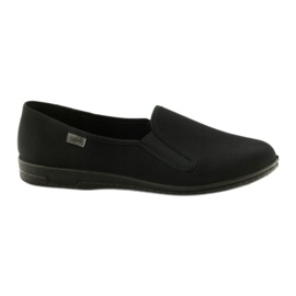 Black Befado 001M060 slip-on slippers