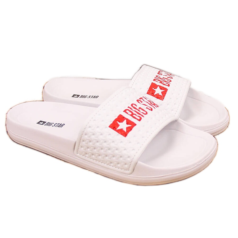 Children's white sports slippers Big Star GG374803