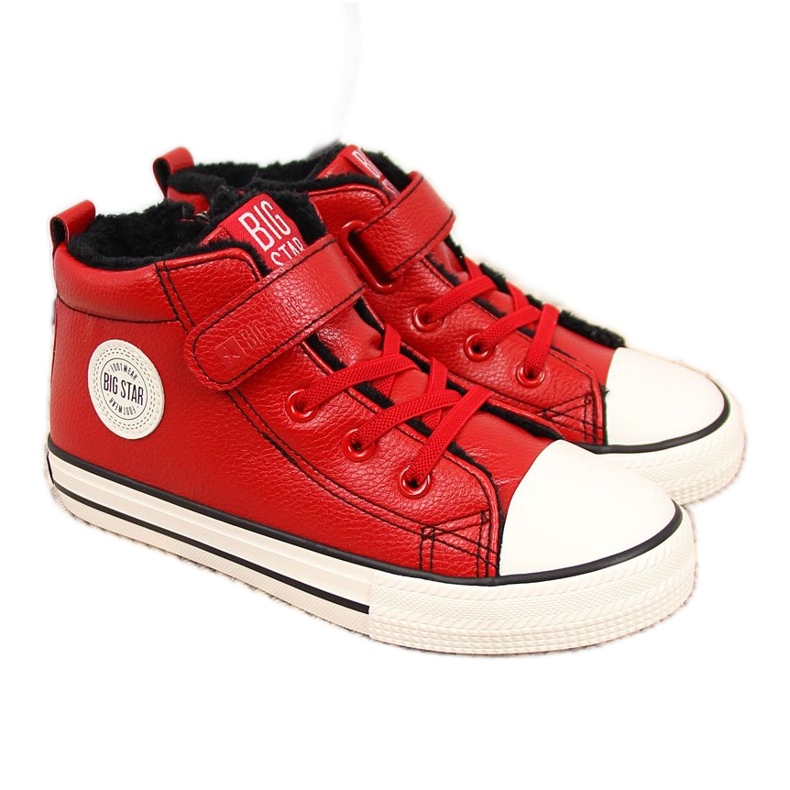Children's red insulated sneakers Big Star GG374034